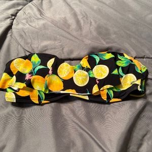 Lemon Swim Bikini Top - No Straps